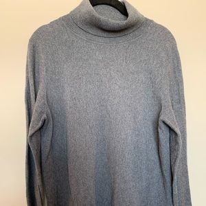 Talbots Gray Sweater Turtleneck